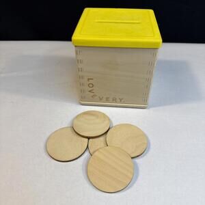 Lovevery Wooden Coin Bank Drop Box Development Skill Toy The Babbler Play Kit